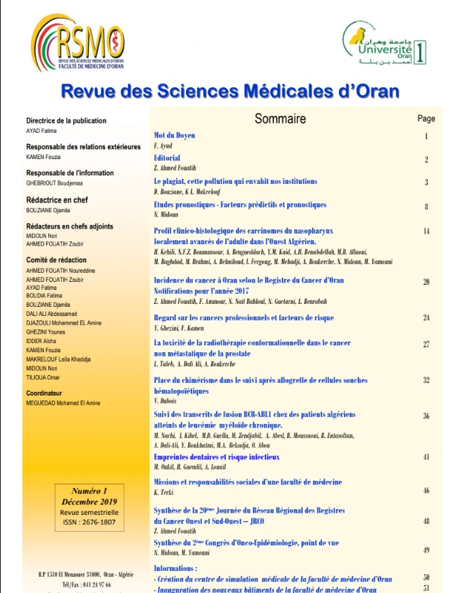 Aperçu du numéro 1 de la revue